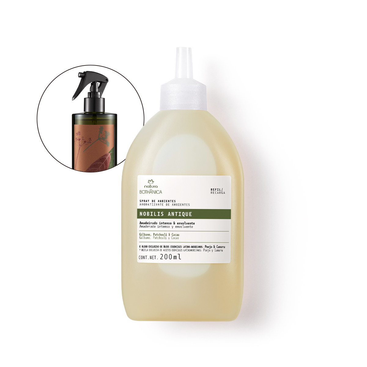 1767779153 913 Refil Spray de Ambientes Bothanica Nobilis Antique 200 ml