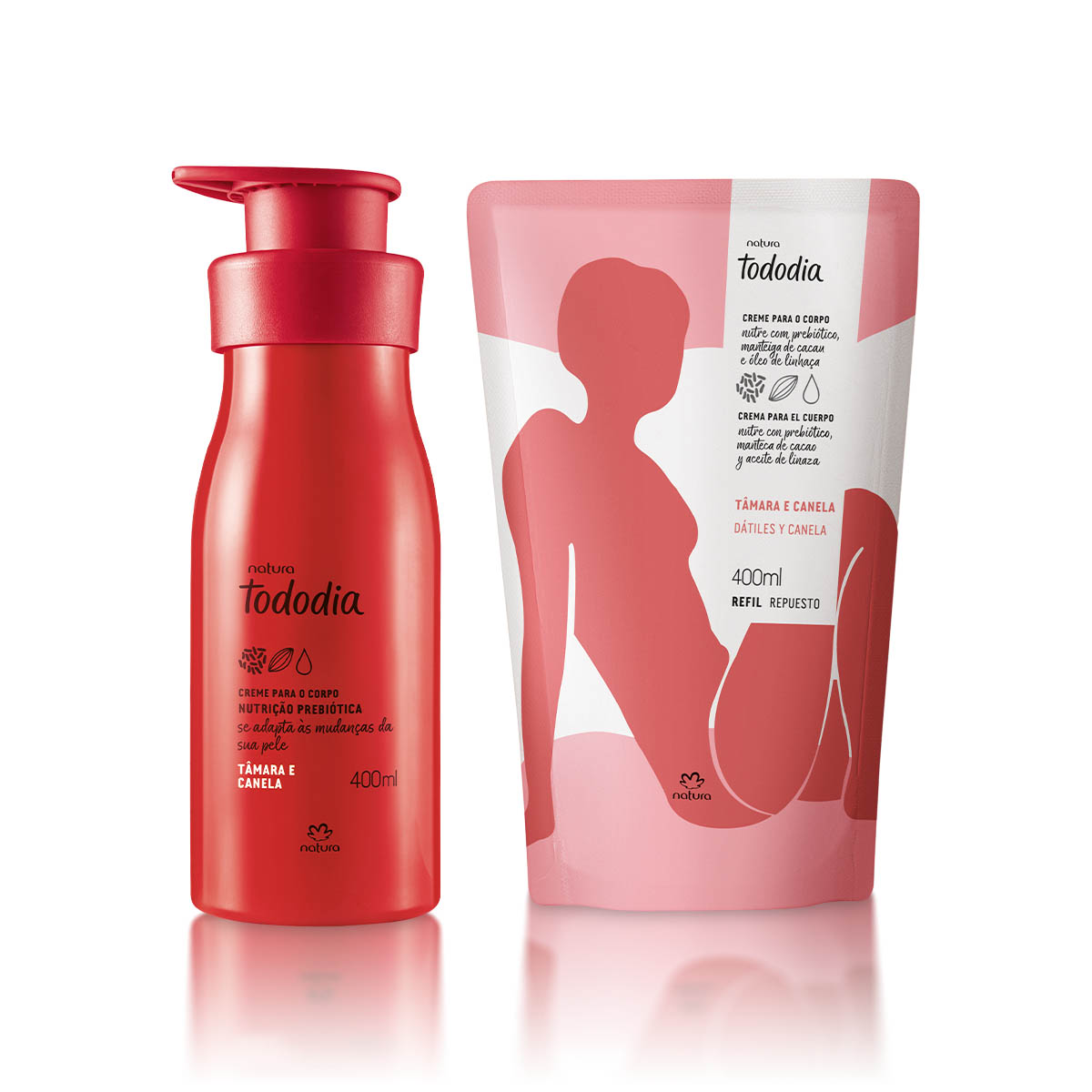 1767795784 422 Kit Creme Nutritivo com Refil Tododia Tamara e Canela