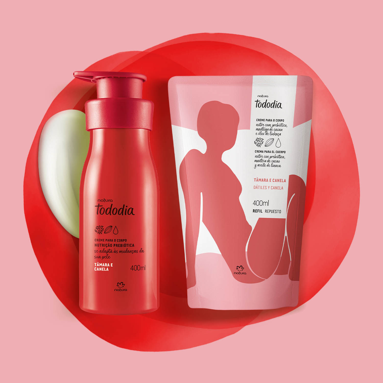 1767795784 666 Kit Creme Nutritivo com Refil Tododia Tamara e Canela