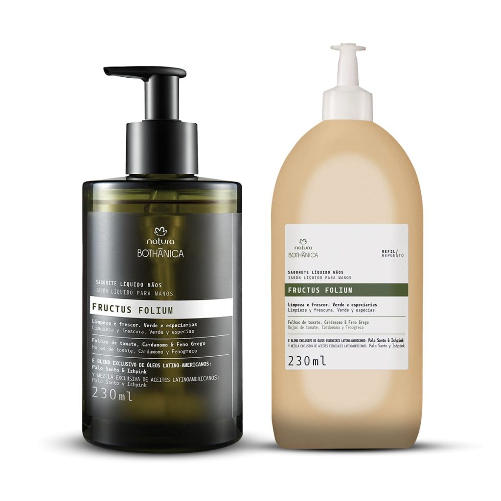Kit Bothânica Sabonete Líquido Fructus Folium e Refil (2 produtos)
