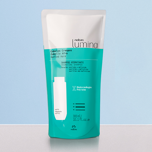 1767932022 117 Refil Shampoo Hidratante para Cabelos Crespos Lumina