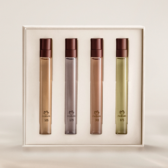 1768044442 346 Natura Colecao Eau de Parfum 4 unidades de 10 ml
