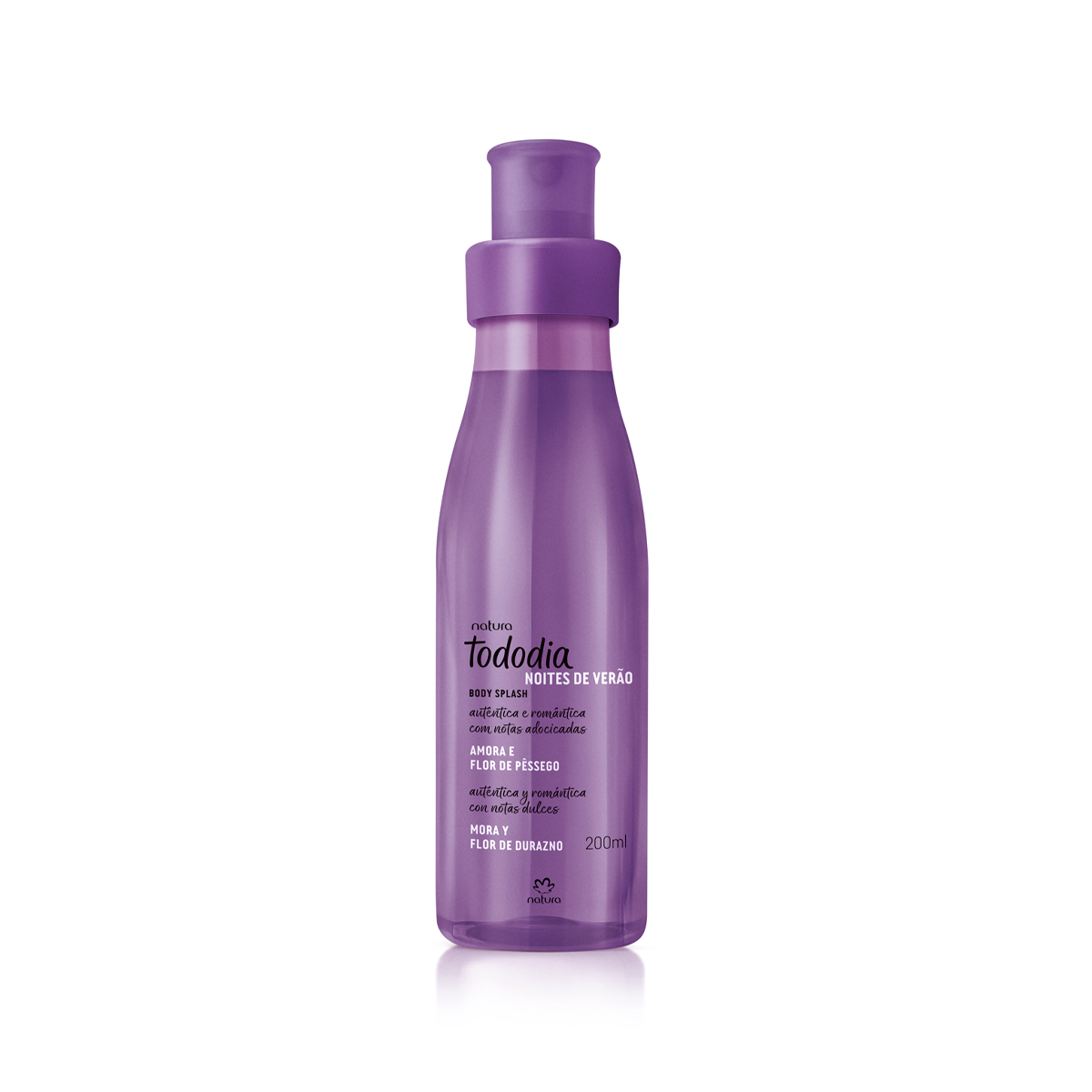 1768052365 255 Body Splash Tododia Amora e Flor de Pessego 200 ml