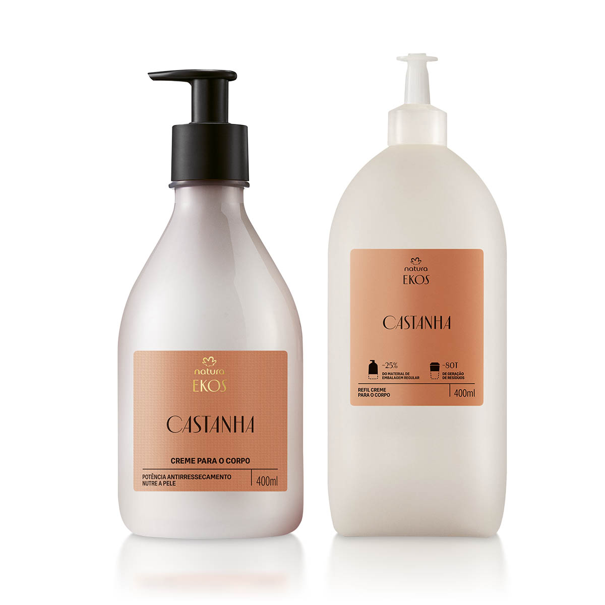Kit Ekos Castanha Creme para o Corpo e Refil 4 1768072053 299 Kit Ekos Castanha Creme para o Corpo e Refil