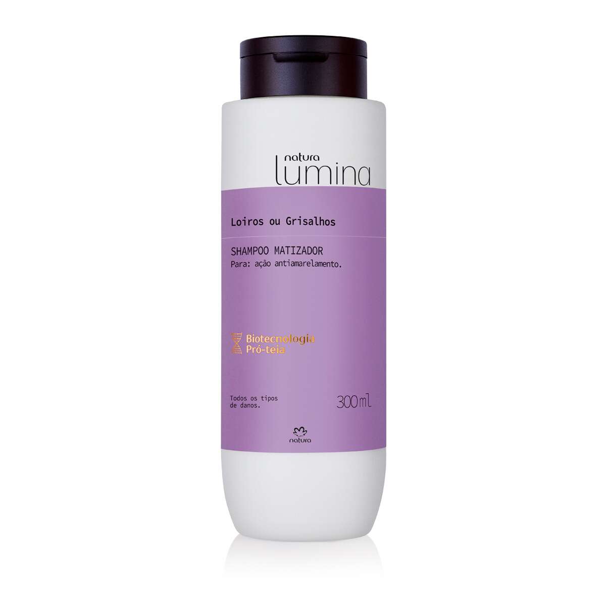 Shampoo Matizador para Cabelos Loiros e Grisalhos Lumina 4 1768078200 231 Shampoo Matizador para Cabelos Loiros e Grisalhos Lumina