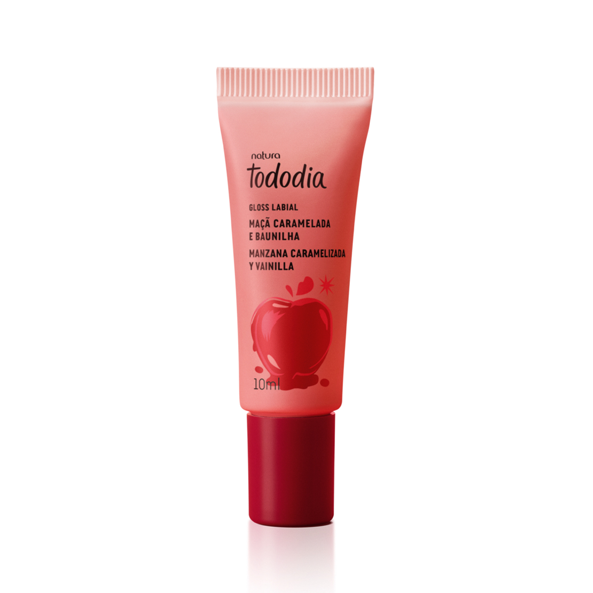 1768128344 256 Gloss Labial Tododia Maca Caramelada e Baunilha