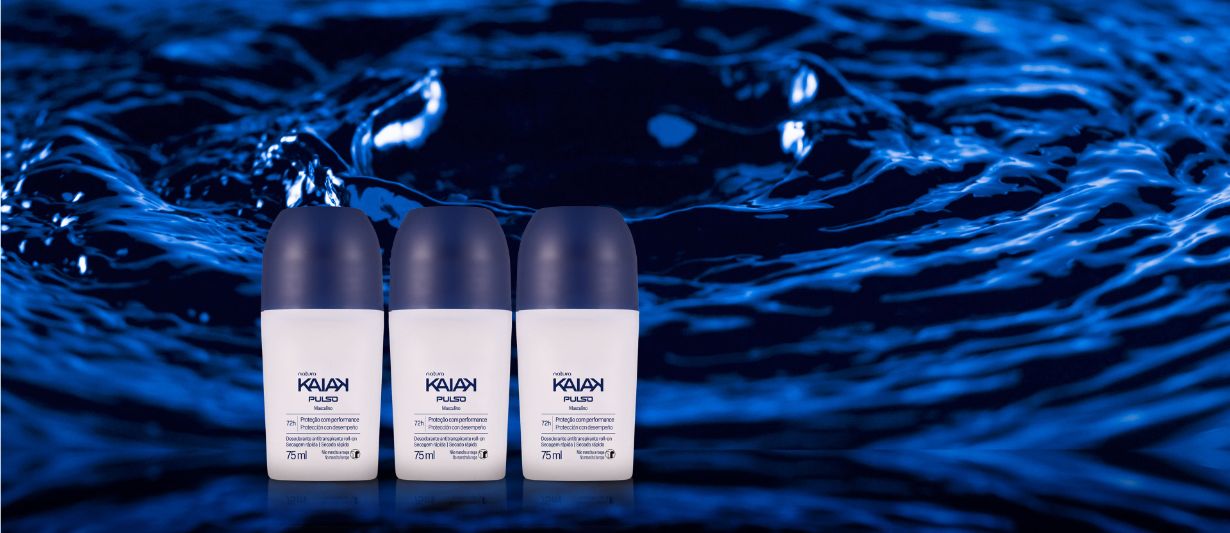 1768149725 115 Kit Desodorante Antitranspirante Roll on Kaiak Pulso Masculino 3 unidades