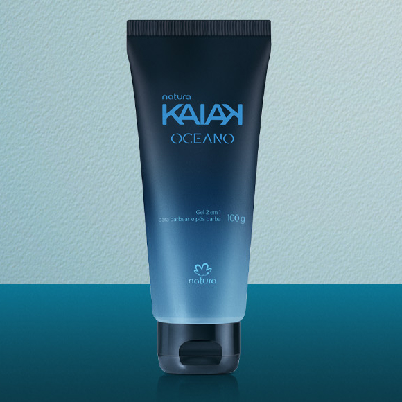 1768174648 256 Gel 2 em 1 para Barbear e Pos barba Kaiak Oceano