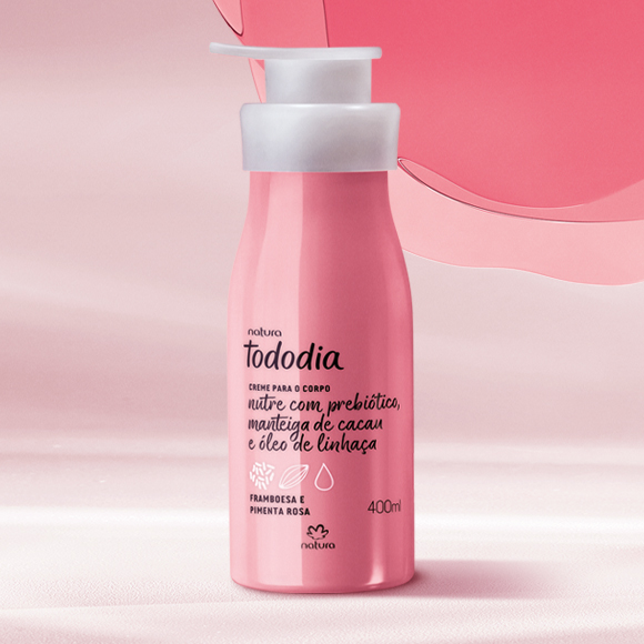 1768175318 224 Creme Desodorante Nutritivo para o Corpo Framboesa e Pimenta Rosa