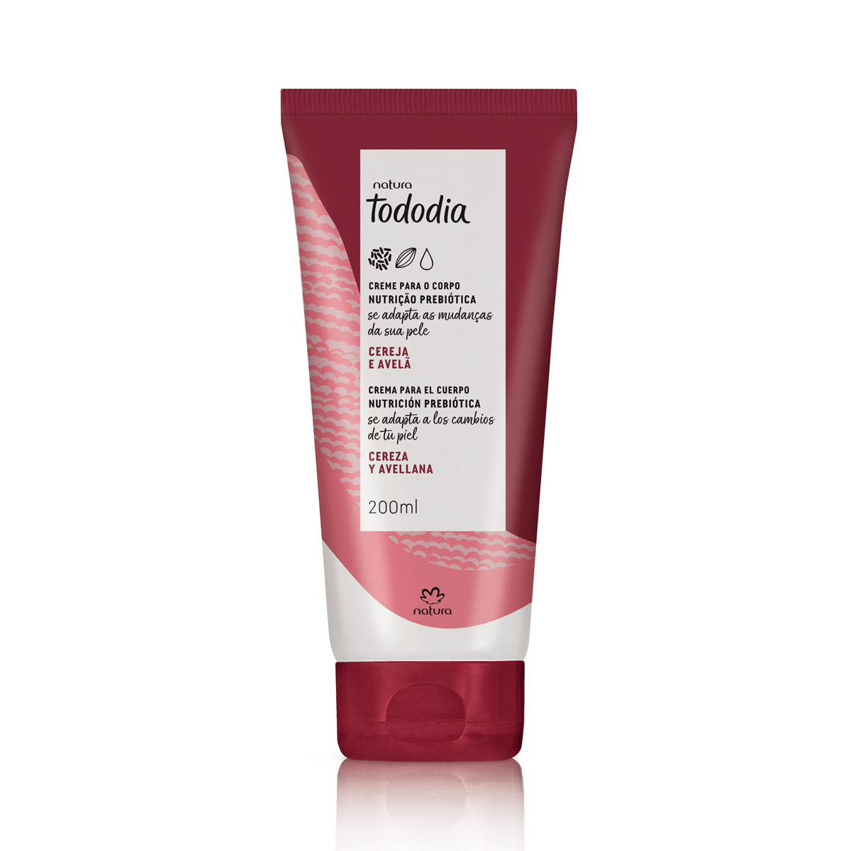 1768253274 786 Creme Desodorante Nutritivo para o Corpo Tododia Cereja e Avela