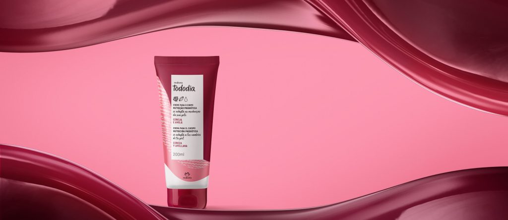 Creme Desodorante Nutritivo para o Corpo Tododia Cereja e Avelã