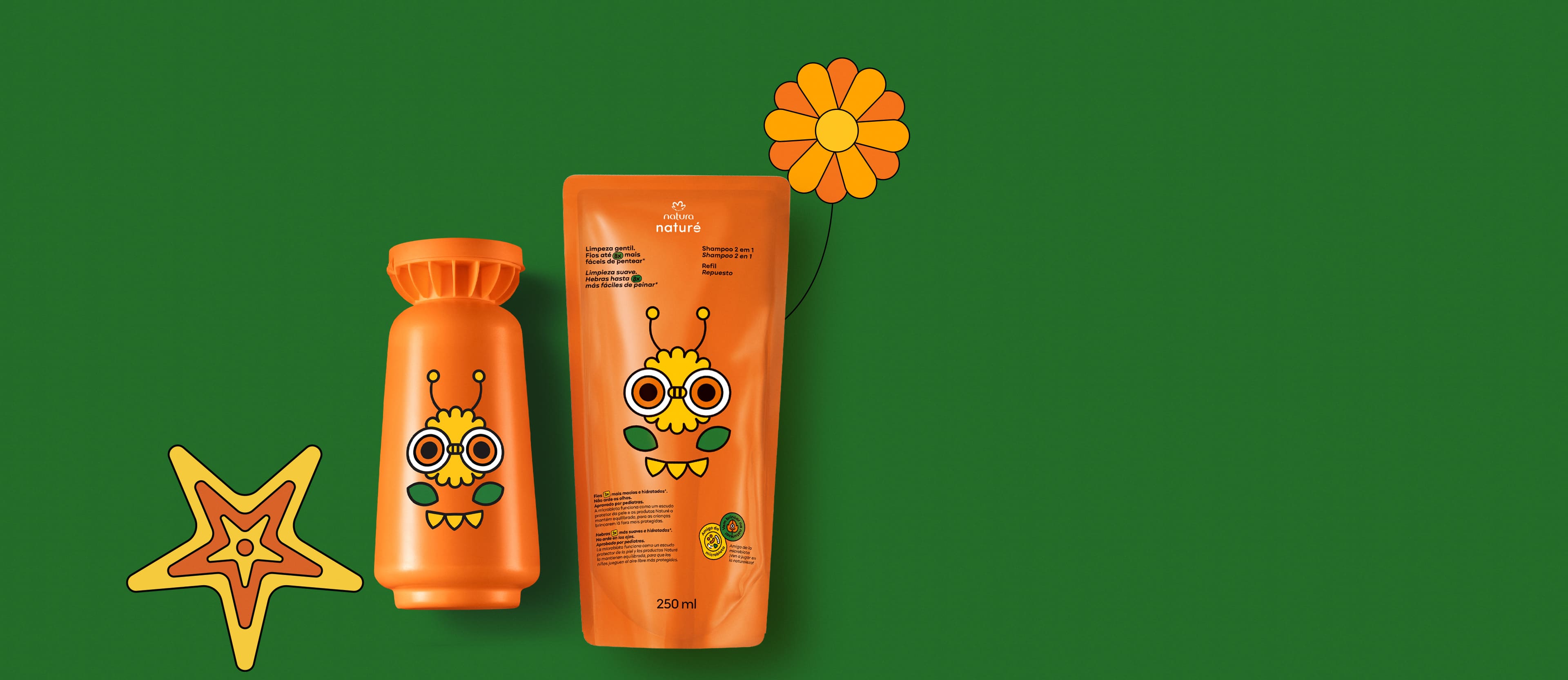 1768253957 979 Kit Shampoo 2 em 1 Nature com Refil