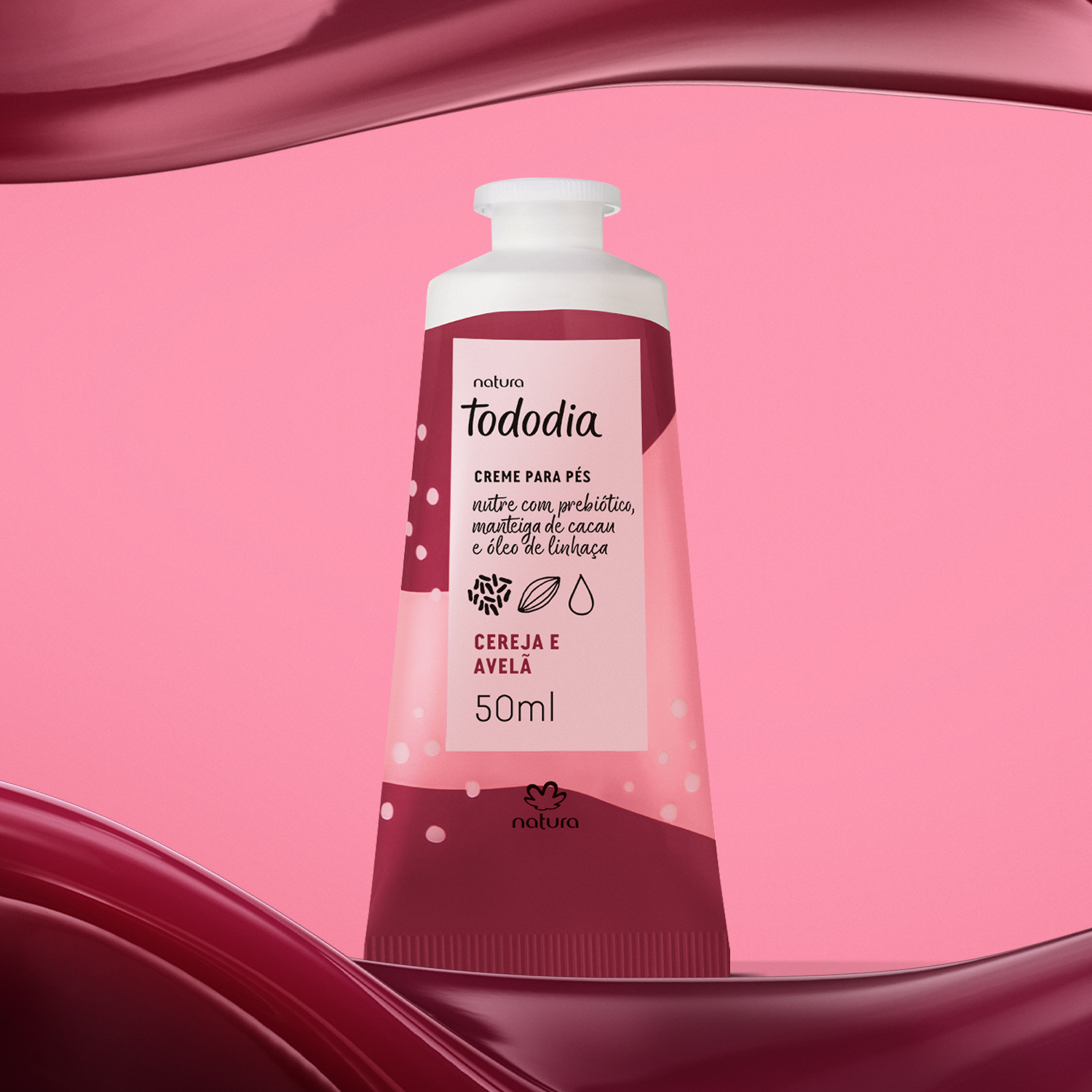 1768286052 259 Creme Nutritivo para os Pes Tododia Cereja e Avela