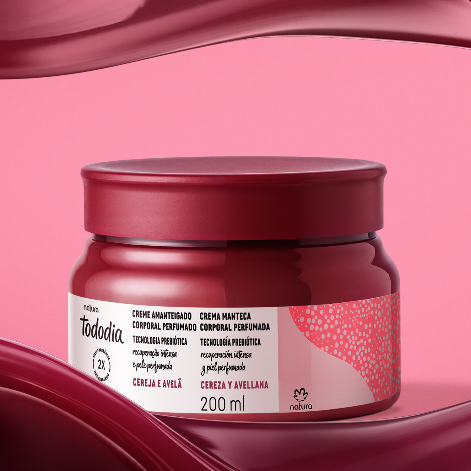 1768372180 172 Creme Amanteigado Corporal Perfumado Tododia Cereja e Avela