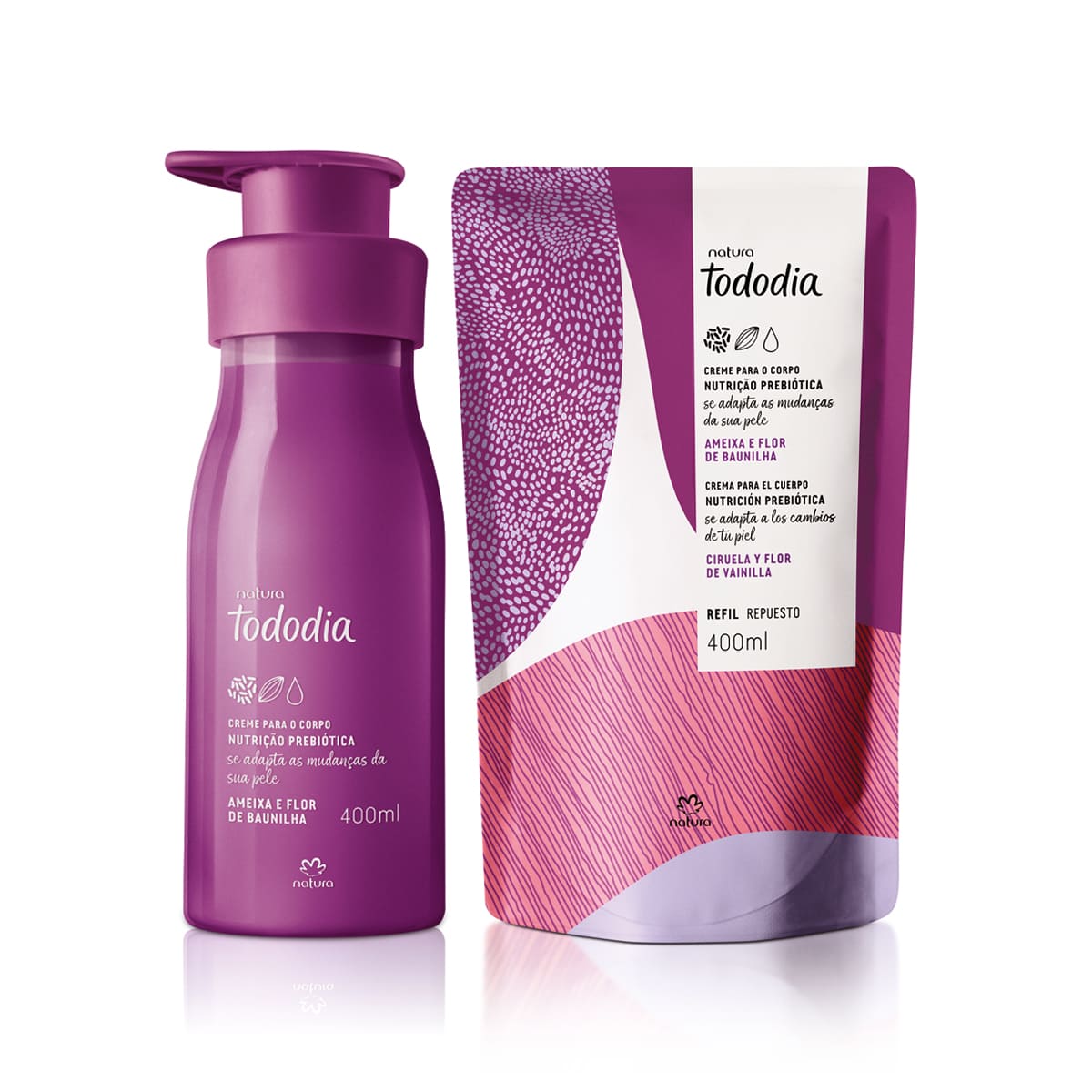Kit Creme Desodorante Nutritivo para o Corpo Tododia Ameixa e Flor de Baunilha com Refil 4 1768427735 680 Kit Creme Desodorante Nutritivo para o Corpo Tododia Ameixa e