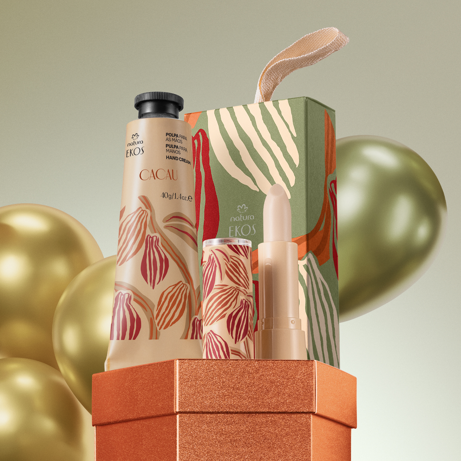 1768452754 211 Presente Natura Ekos Cacau Kit Hidratante para Maos e Labios