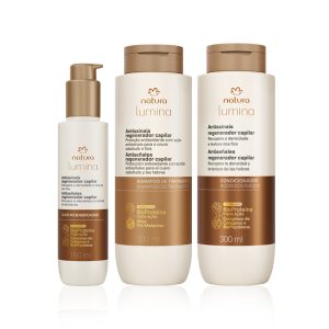 Kit Lumina Antissinais Regenerador Capilar com Leave-in (3 produtos)