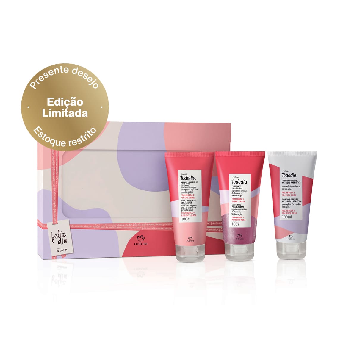 1768978850 278 Presente Natura Tododia Trio Framboesa e Pimenta Rosa 3 produtos