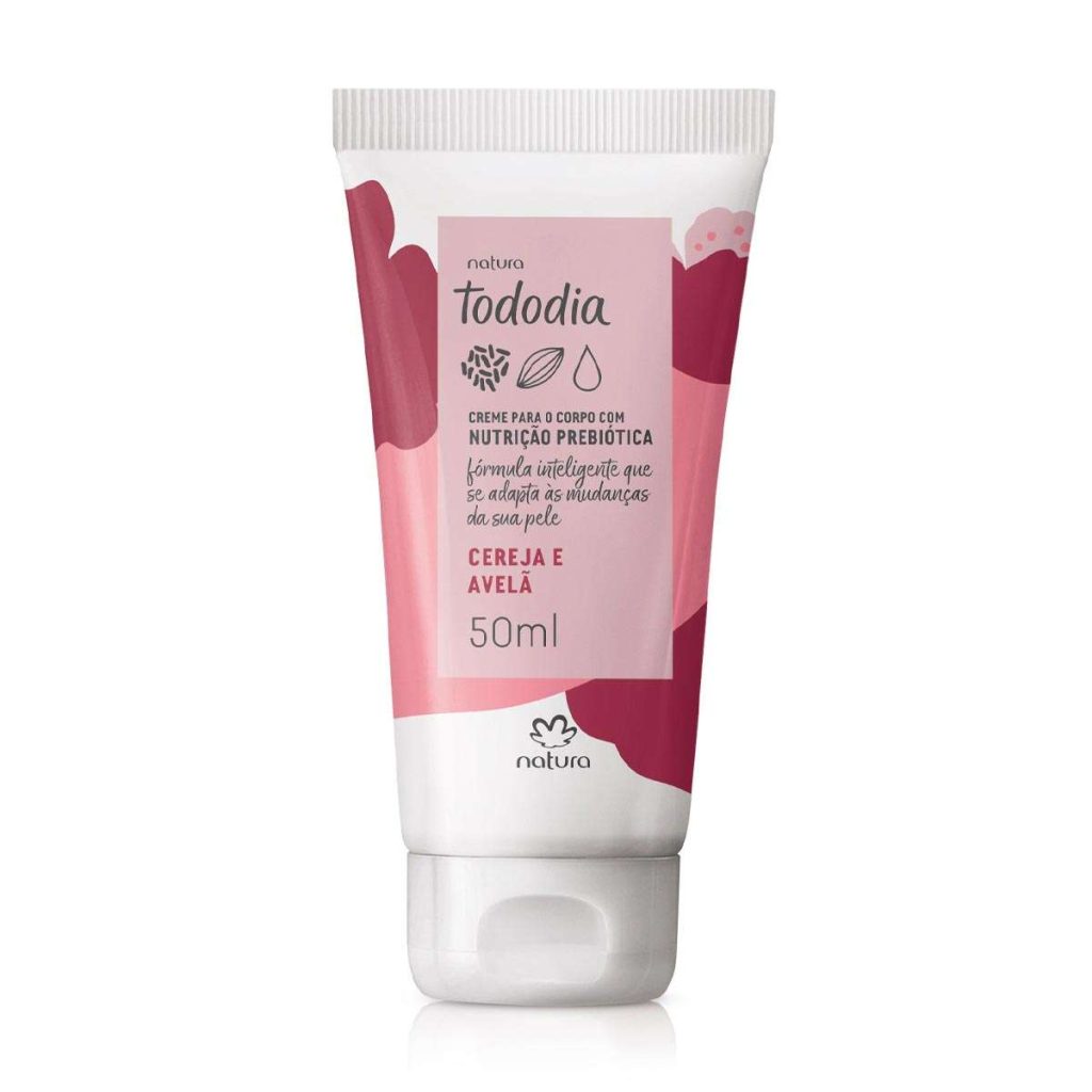 Creme Desodorante Nutritivo para o Corpo Tododia Cereja e Avelã