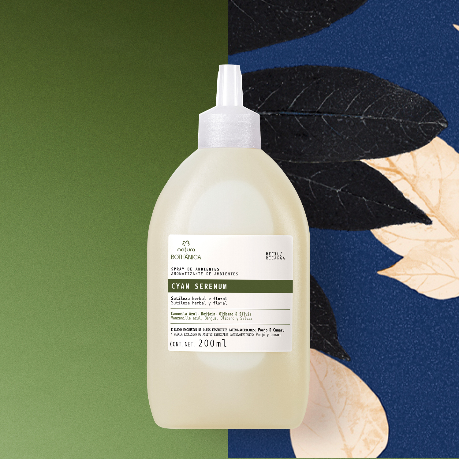 1769031551 22 Refil Spray de Ambientes Bothanica Cyan Serenum 200 ml
