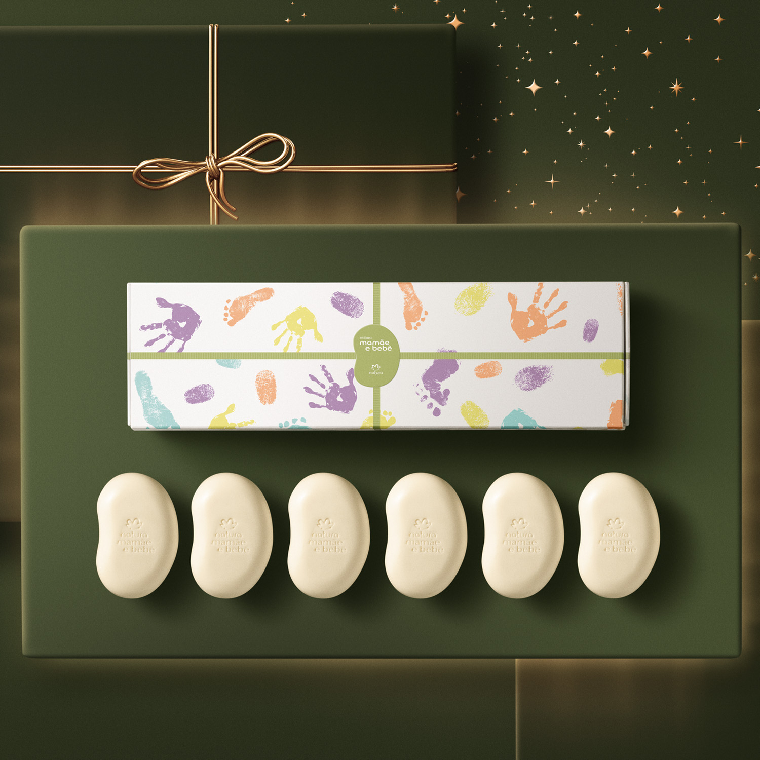 1769054992 310 Presente Natura Mamae e Bebe Classico Sabonetes 6 unidades
