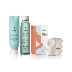 Loja 72 Kit Hidratante Tododia Maçã Verde e Aloe Vera e Sabonete Macadâmia (3 produtos)