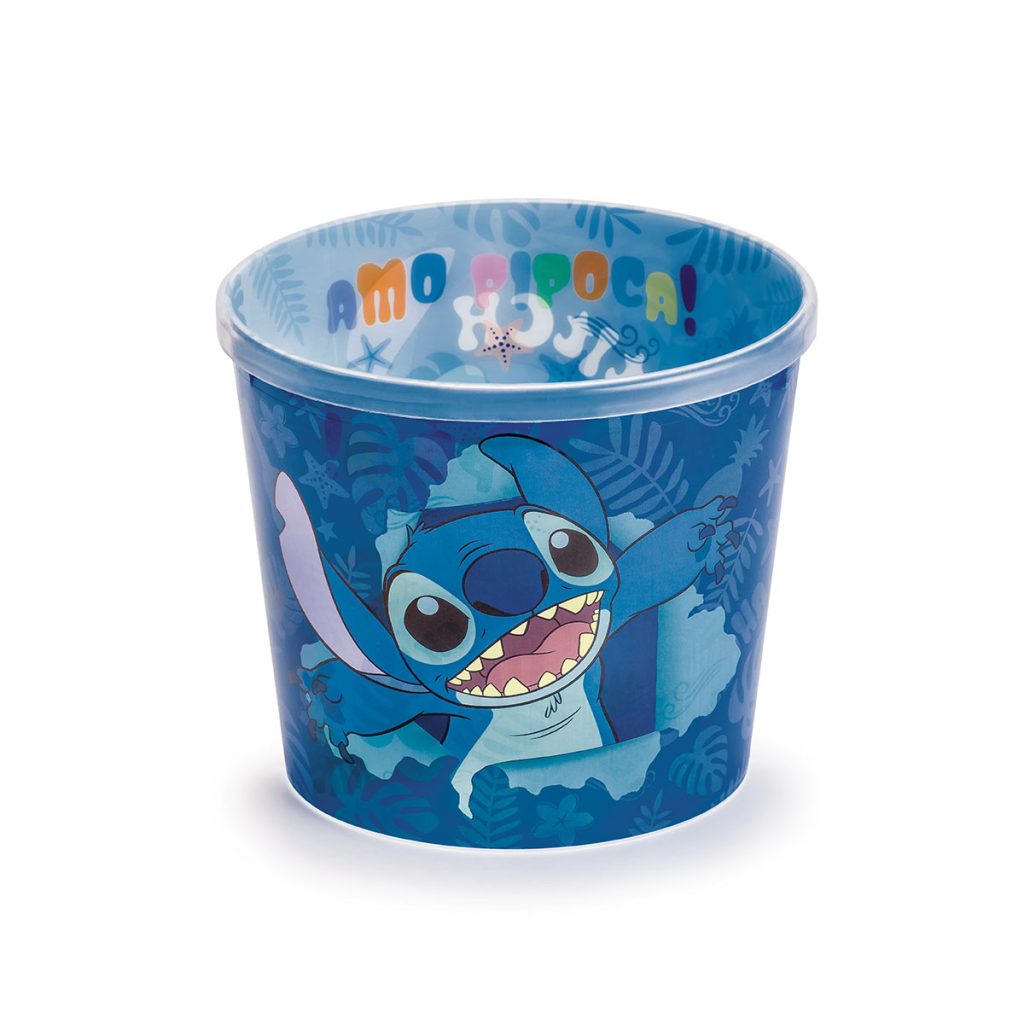 Balde De Pipoca Stitch