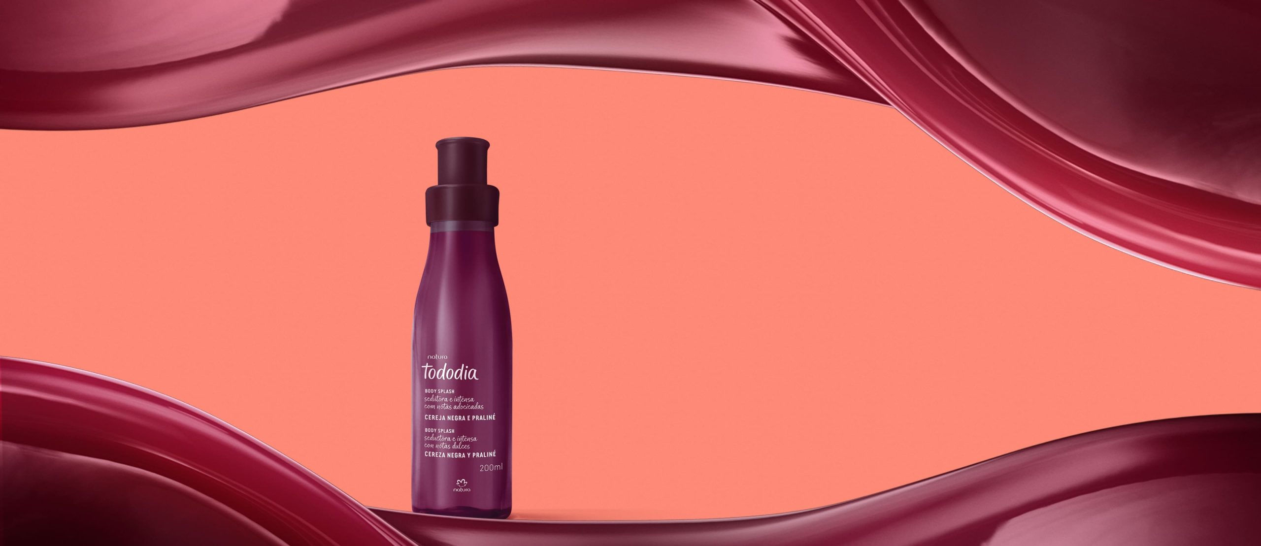 Body Splash Tododia Cereja Negra e Praline 200 ml scaled