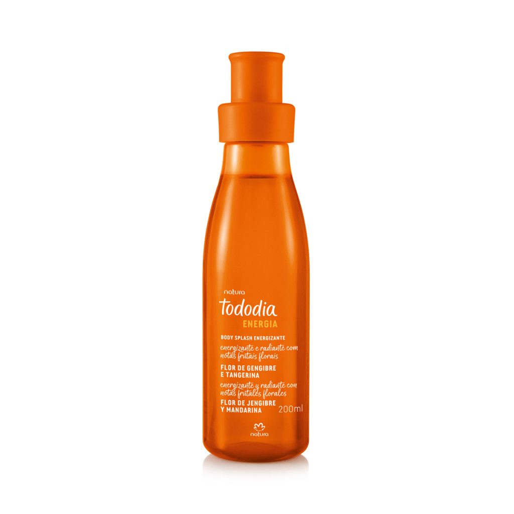 Body Splash Tododia Flor de Gengibre e Tangerina 200 ml