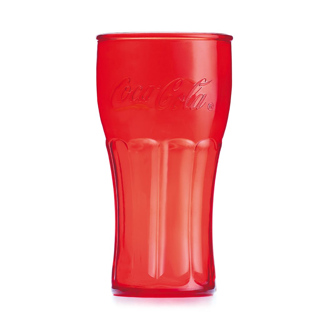 Copo Contour de Plástico Coca-Cola