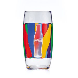 Copo de Vidro Coca-Cola Arco-Íris