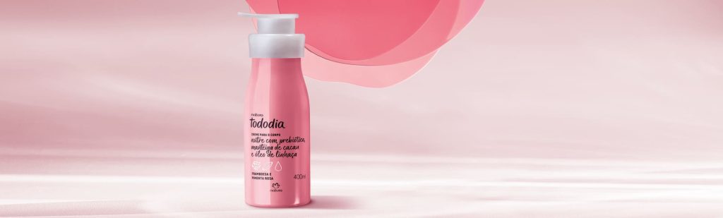 Creme Desodorante Nutritivo para o Corpo Framboesa e Pimenta Rosa Tododia