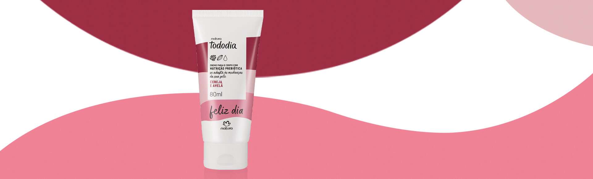 Creme Desodorante Nutritivo para o Corpo Tododia Cereja e Avela