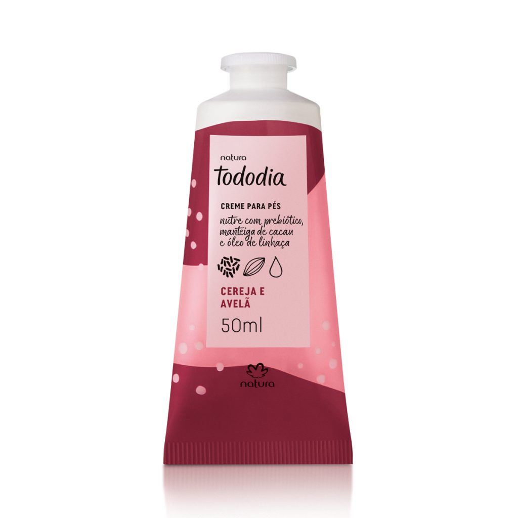 Creme Nutritivo para os Pés Tododia Cereja e Avelã