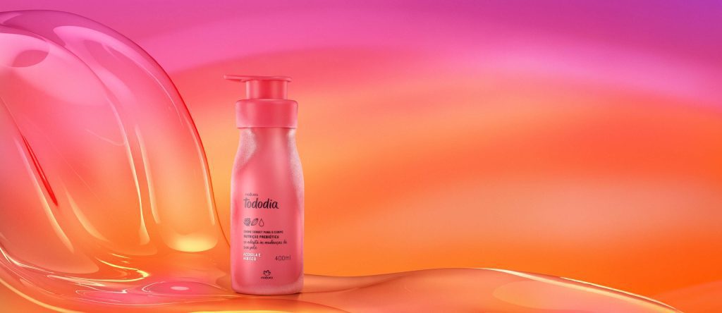 Creme Sorbet Desodorante Nutritivo para o Corpo Tododia Acerola e Hibisco