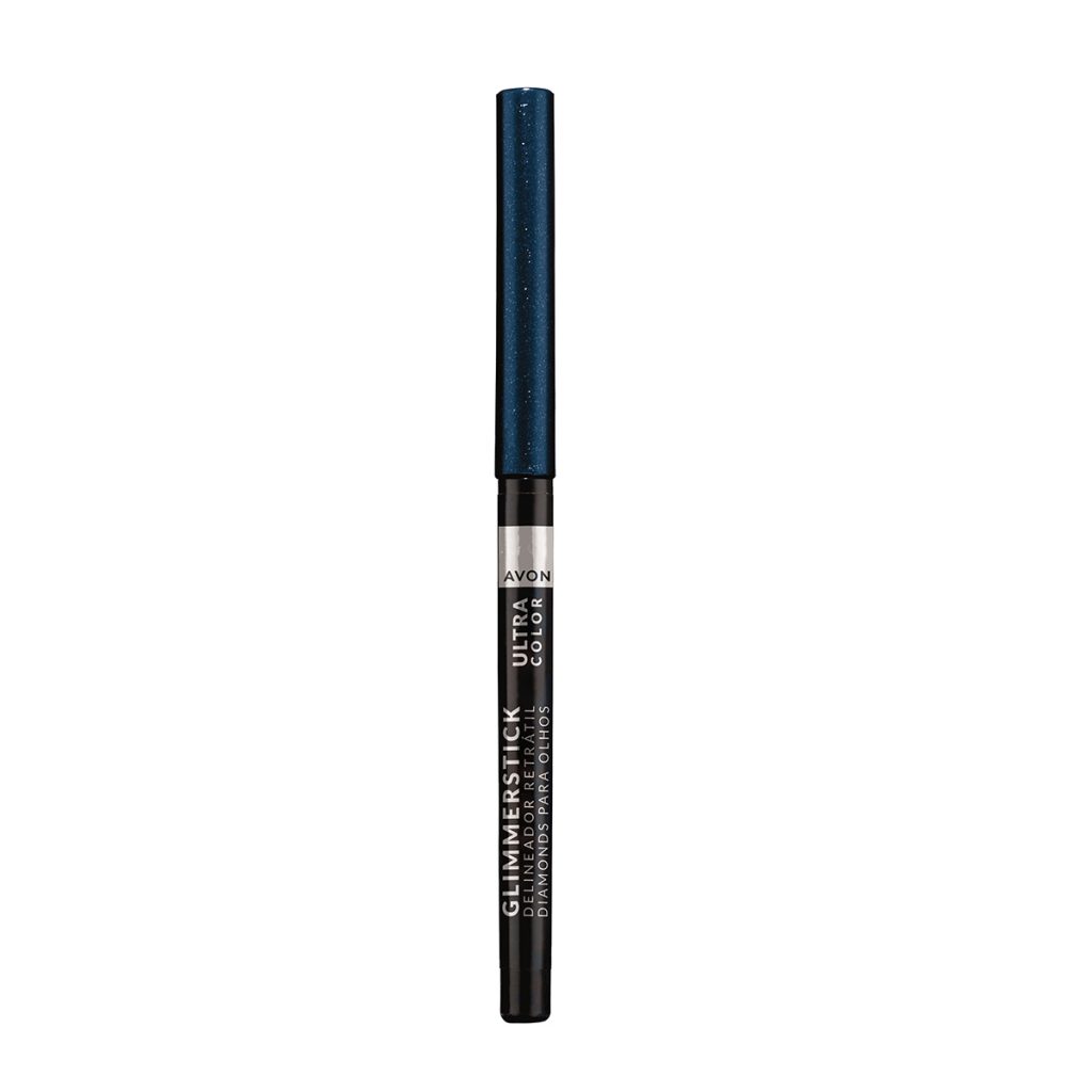 Delineador Retrátil Diamond Brilho Azul Marinho