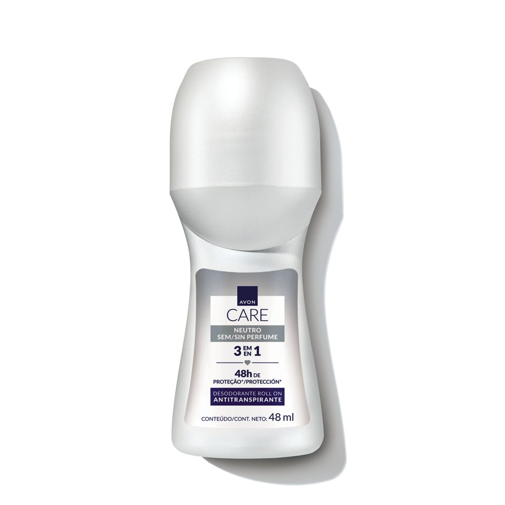 Desodorante Roll-On Antitranspirante Avon Care Neutro Sem Perfume
