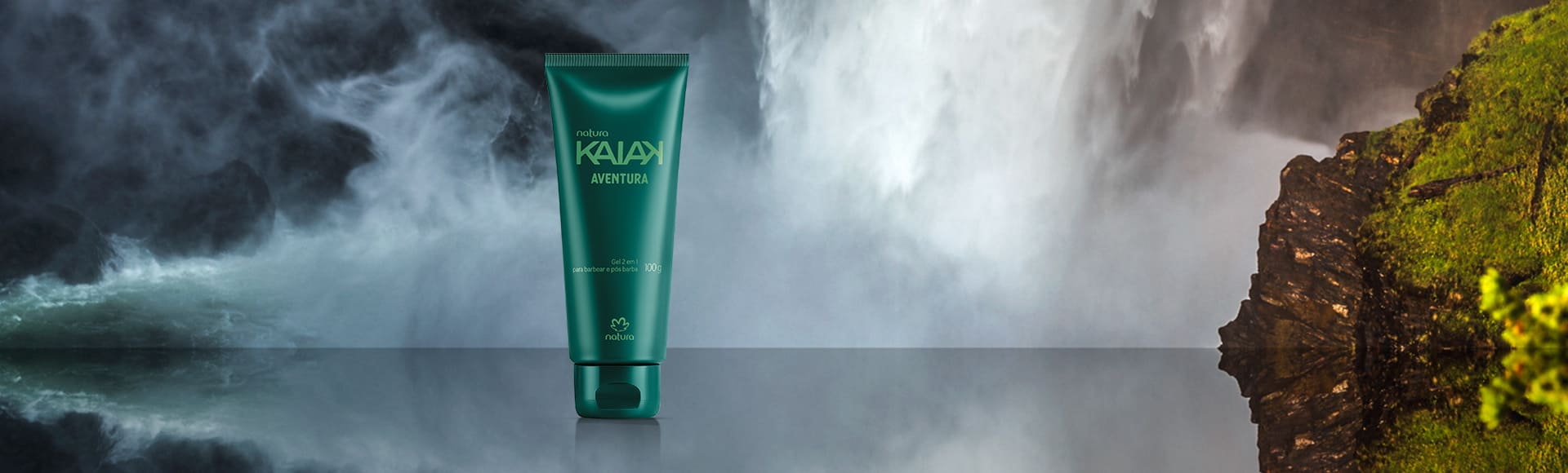 Gel 2 em 1 para barbear e pos barba Kaiak