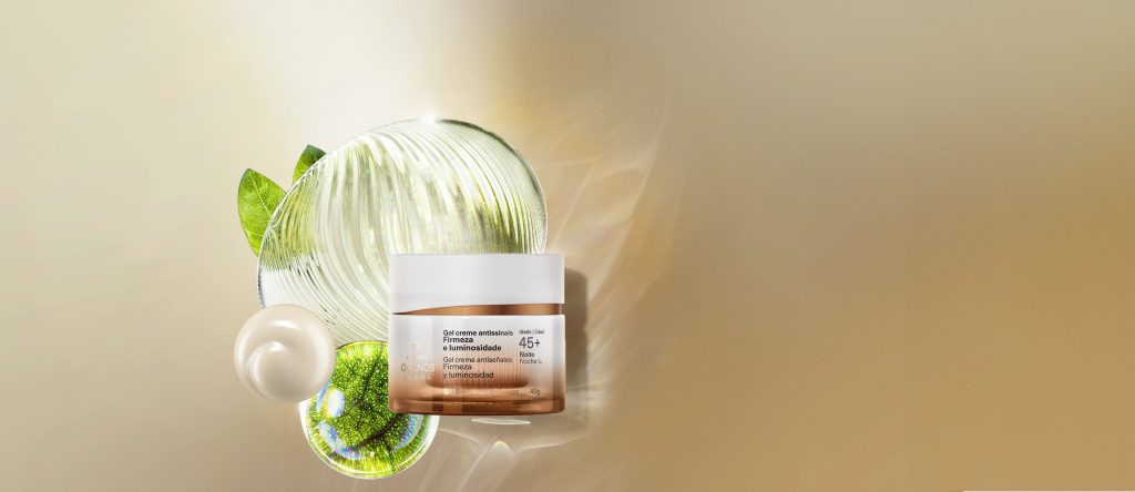 Gel Creme Antissinais Firmeza e Luminosidade 45+ Noite Chronos Derma