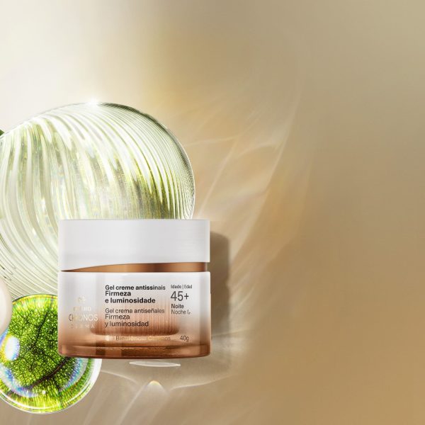 Gel Creme Antissinais Firmeza e Luminosidade 45+ Noite Chronos Derma [NATBRA-135032]