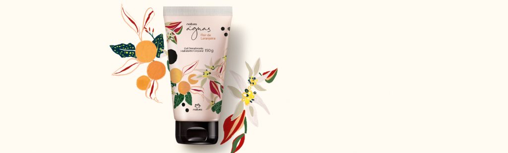 Gel Desodorante Hidratante Corporal Águas Flor de Laranjeira