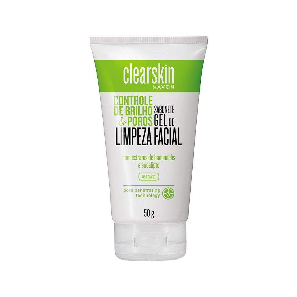 Gel de Limpeza facial Controle de Brilho e Poros