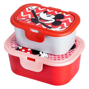Jogo de 2 Potes Tampa Fixa Disney [AVNBRA-139112]