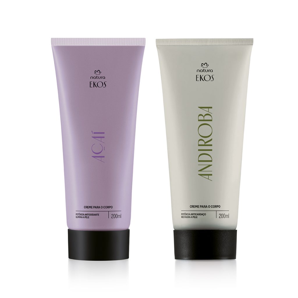 Kit Creme Desodorante Hidratante para o Corpo Ekos Açaí e Ekos Maracujá (2 unidades)