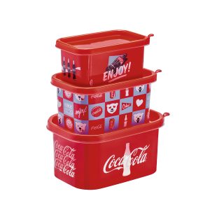 Loja 34 Kit 3 Potes Coca-Cola
