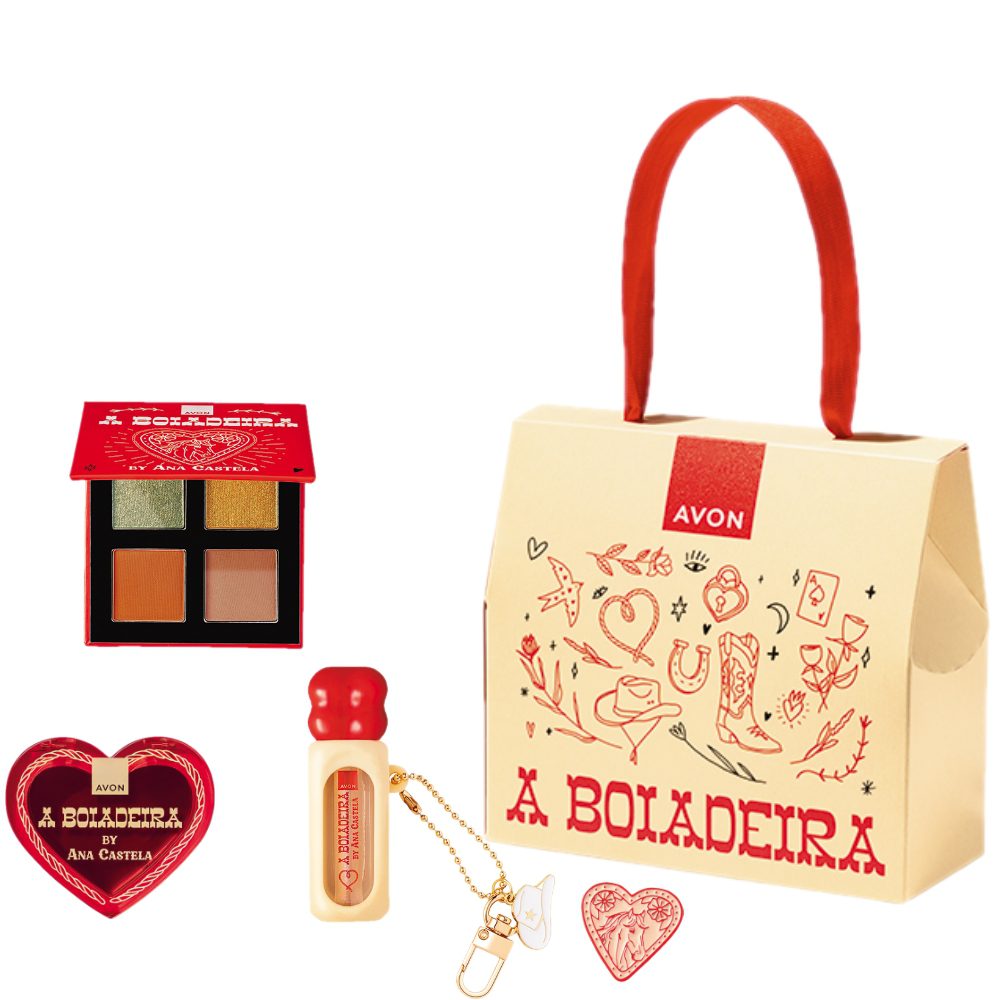 Kit Ana Castela Gloss + Blush Fácil + Paleta de Sombras