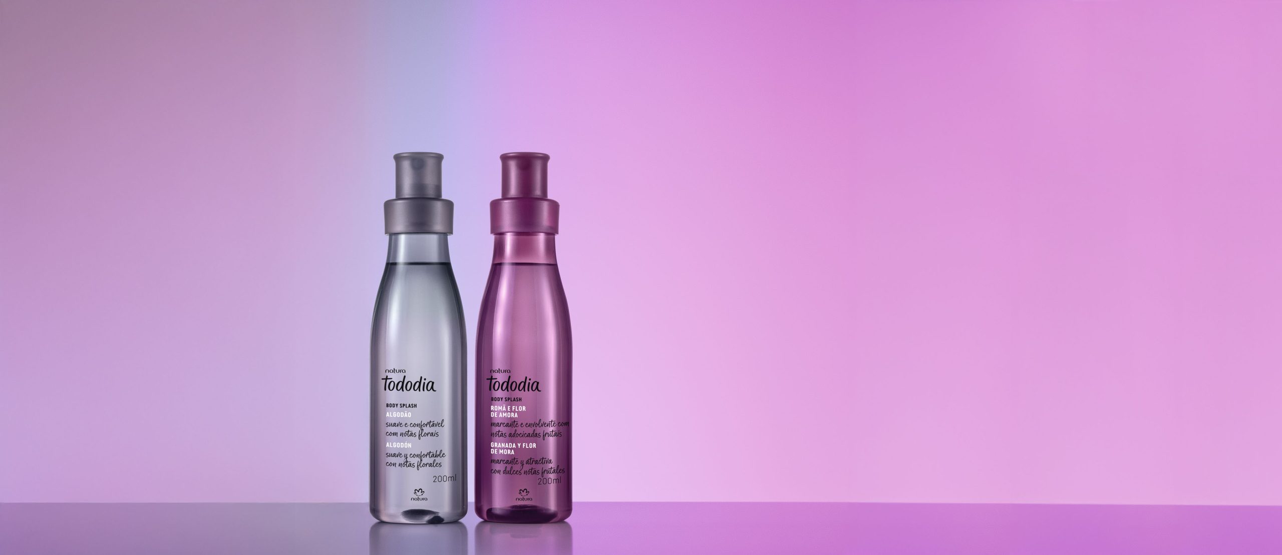 Kit Body Splash Tododia Algodao e Roma e Flor de scaled