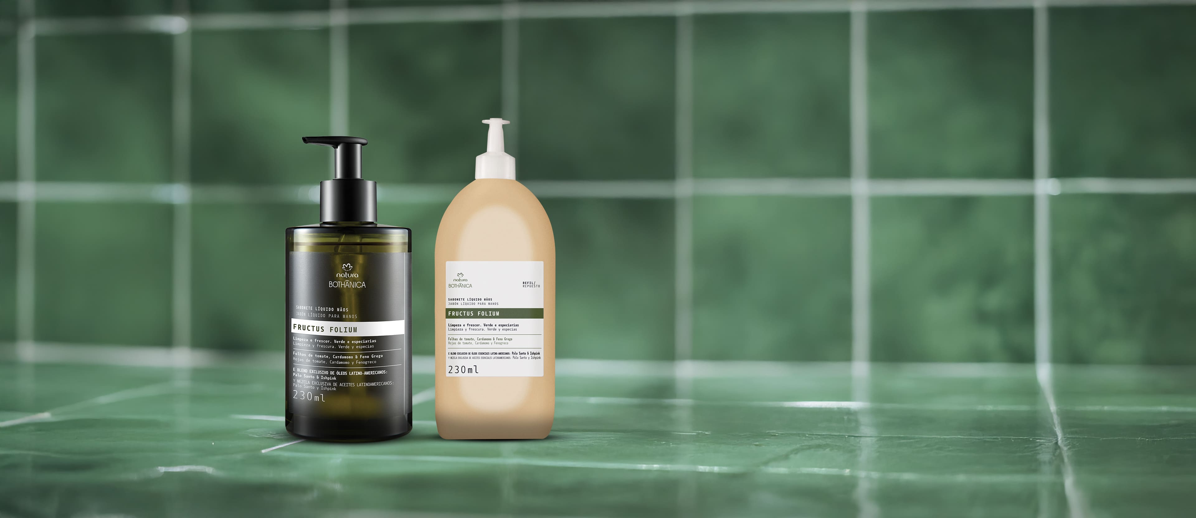 Kit Bothanica Sabonete Liquido Fructus Folium e Refil 2 produtos