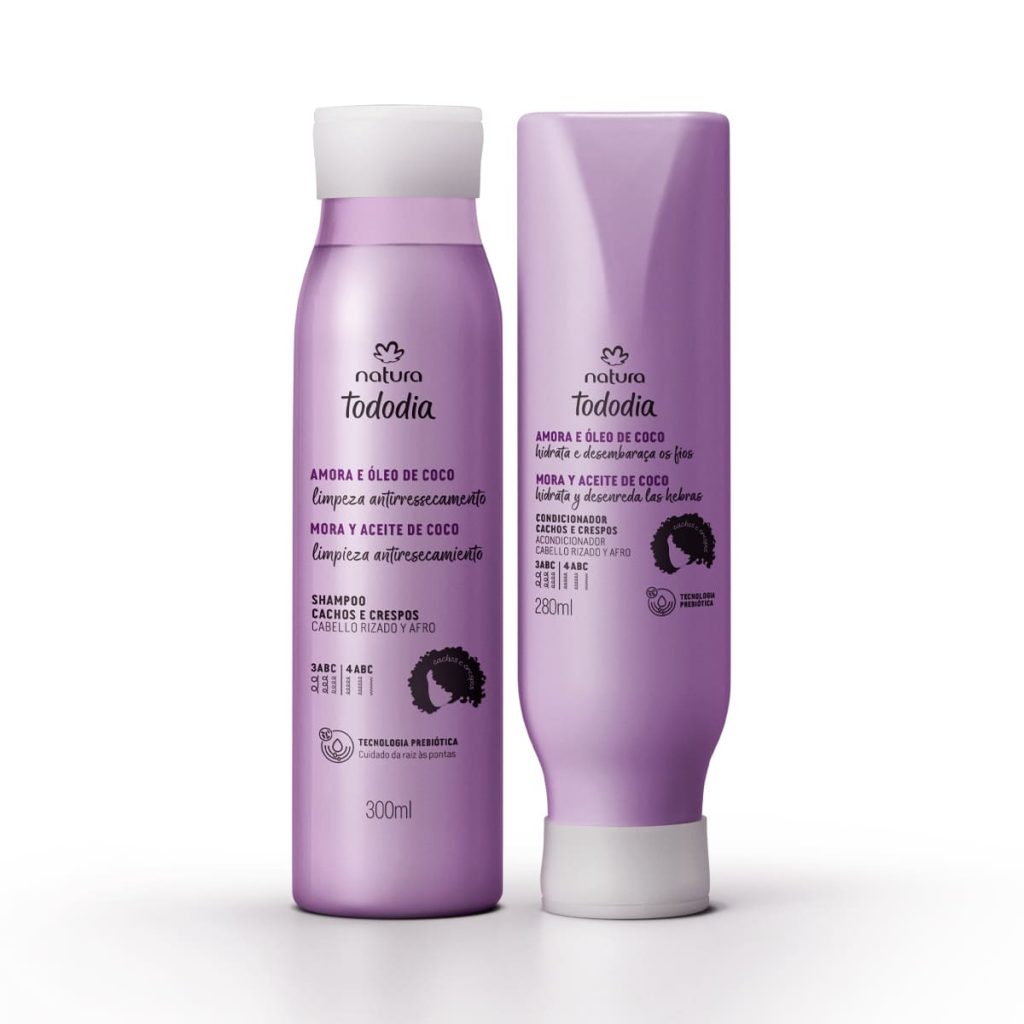 Kit Cachos e Crespos Tododia Amora e Óleo de Coco (2 produtos)