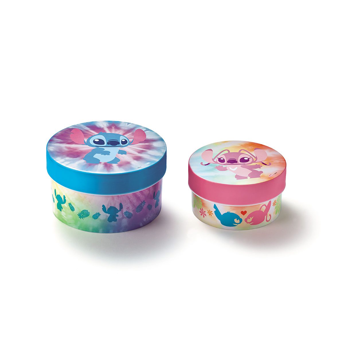 Kit Caixa Organizadora Stitch Tie Dye